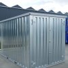Antraciet demontabele container 3 x 2 meter met dubbele deur korte zijde - Afbeelding 3