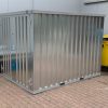 Antraciet demontabele container 3 x 2 meter met dubbele deur korte zijde - Afbeelding 4