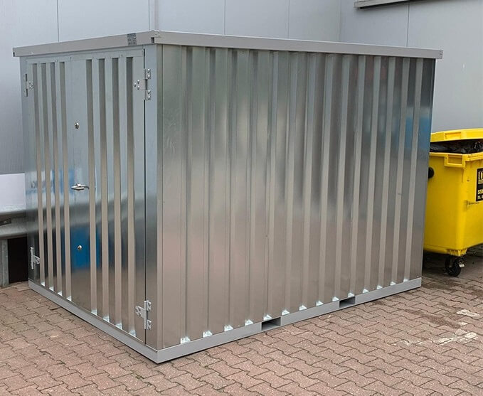 Demontabele container 2 x 2 meter met dubbele deur - Afbeelding 2