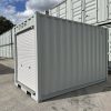 12ft opslagcontainer met vorkzakken en oproldeur - Afbeelding 2