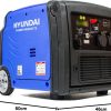 Hyundai HY3200SEi benzine inverter aggregaat 3200W