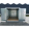 Antraciet demontabele container 3 x 2 meter met dubbele deur korte zijde - Afbeelding 2