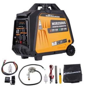 3500W LPG/benzine 4-takt invertergenerator met USB en 230V