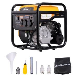 3500W 4-takt benzine invertergenerator met 2x 230V stopcontacten